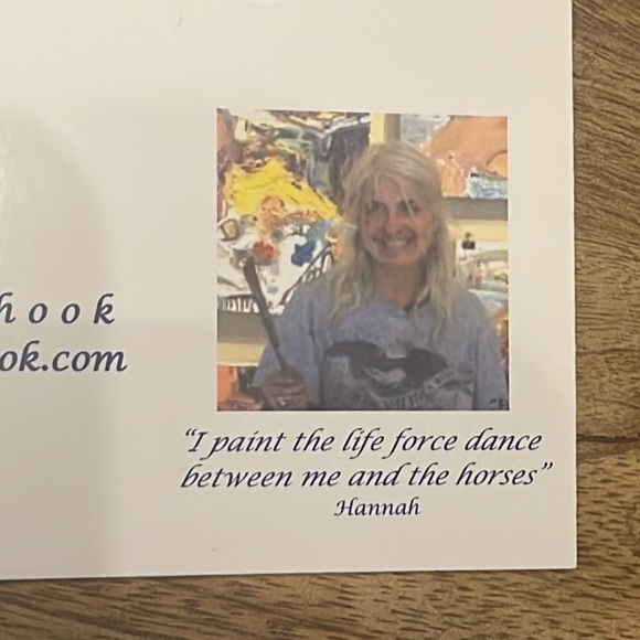 Gentle Spirit -small Print Of the Oil Painting Frame or use as note card - Picture 5 of 6